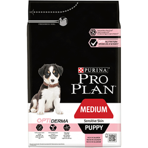 Pro Plan Dog Medium Puppy Sensitive Skin-losos